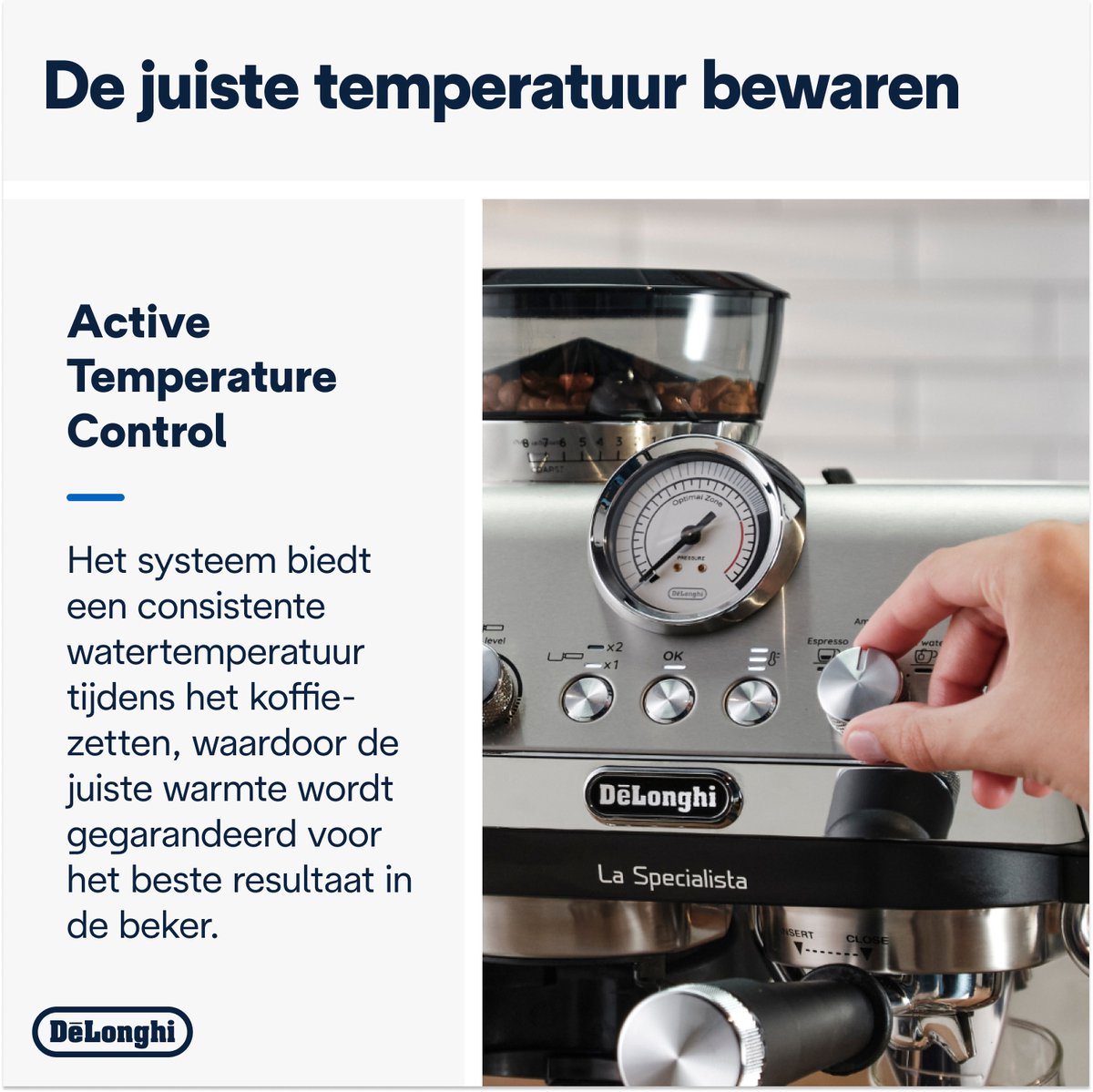 De'Longhi La Specialista Arte EC9155.MB - Pistonmachine met bonenmaler — afbeelding 4