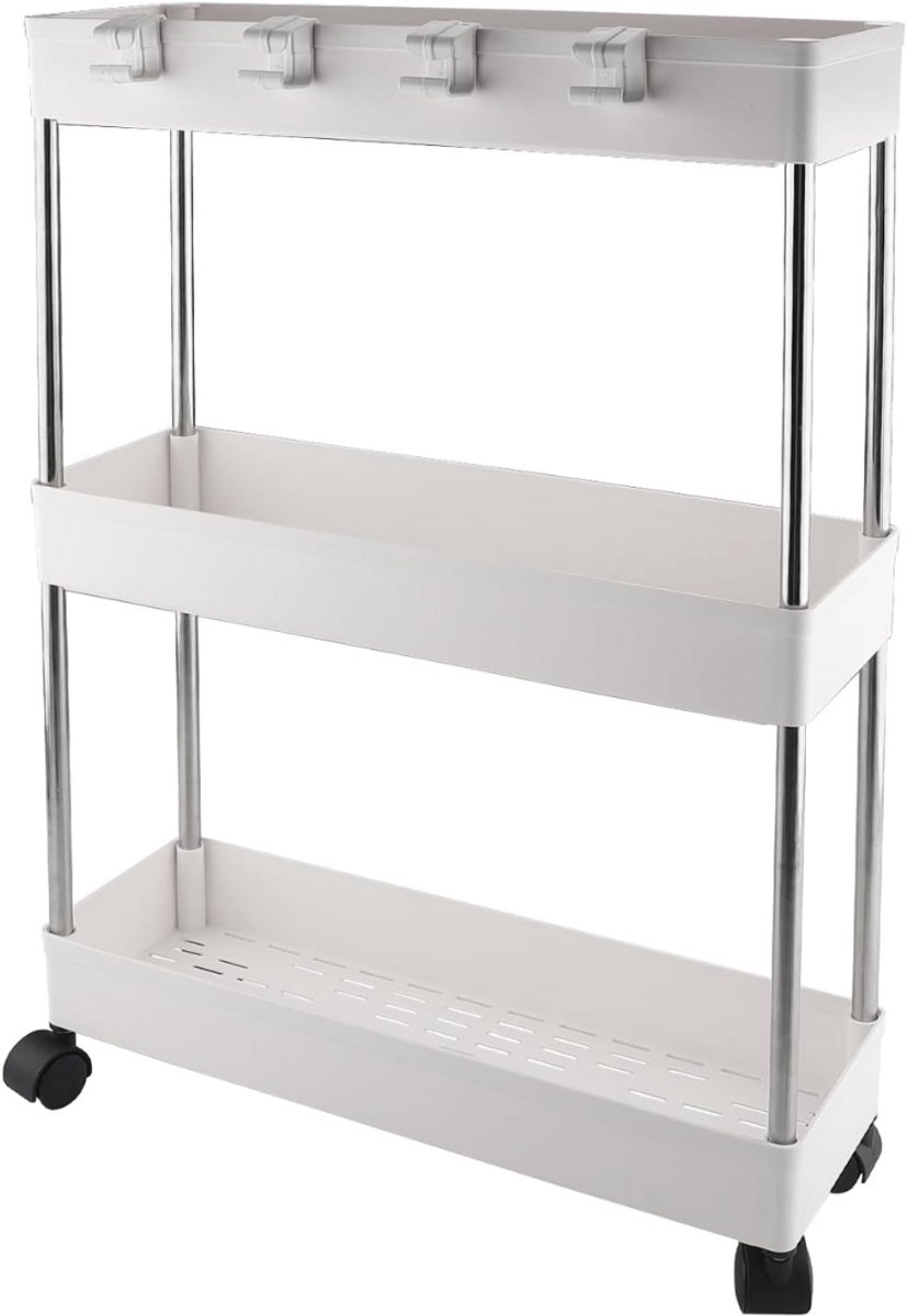 DailySupplies® Keukenkast - Magnetronkast Keuken - Trolley op Wieltjes