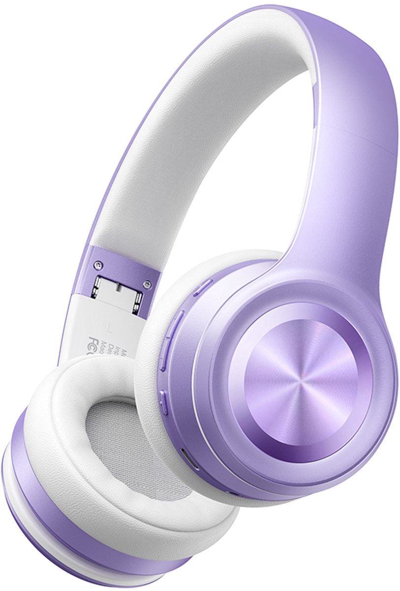 Picun Solo 6 – Draadloze Koptelefoon – Hoofdtelefoon – 140 uur Speelduur – Bluetooth 5.4 – Paars