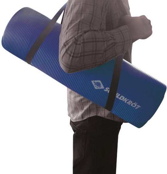 Schildkröt Fitness 960163 yogamat Rubber Blauw van Schildkröt — afbeelding 5