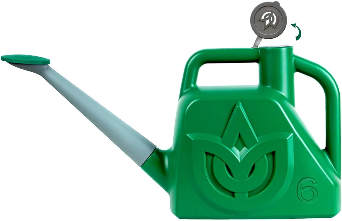 SKYARD® Gieter Met Sproeikop - Groen - Extra Lange Tuit - 6 Liter
