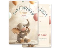 8 Babyshower uitnodigingen - baby shower - Babyshower - invulkaarten - babyshower - babyshower invulkaarten - babyshower kaarten - uitnodigingen - 8 uitnodigingen met enveloppen - 8 uitnodigingen