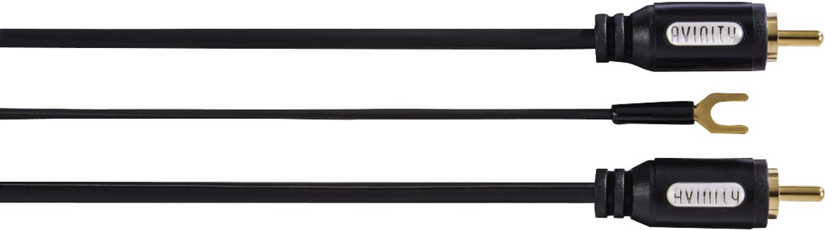 Avinity 00127062 audio kabel 2 m 2 x RCA Zwart