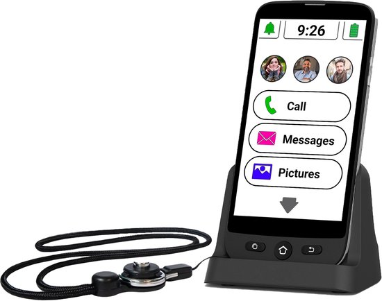 Swissvoice S510-C - Senioren Smartphone - Zwart