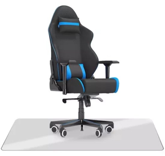 Vloerbeschermer - Bureaustoelmat PVC - Voor Harde Vloeren - 90x130cm - Transparant