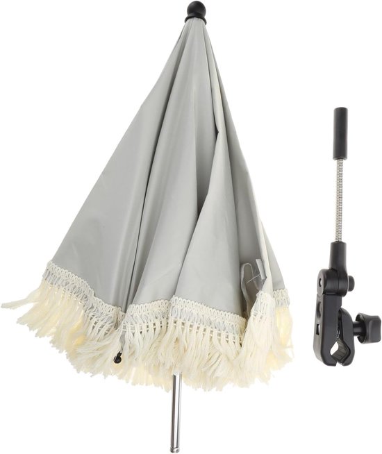 Babyparasol - kinderwagenparaplu - opvouwbare paraplu - UV-bescherming - reisaccessoires voor buiten - prinsessenparaplu - kanten kinderwagenparaplu - kinderparaplu - gratis plastic klem - nieuwe creatieve zon- en regenparaplu voor dubbel gebruik van Merkloos — afbeelding 5