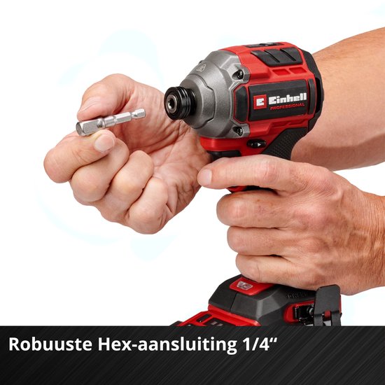 Visseuse à chocs sans fil professionnelle Einhell TP-CI 18/250-C Li BL Solo - Power X-Change - 18 V/Li-ion - 0 tr/min - Couple max. 250 Nm - Batterie et chargeur non inclus.