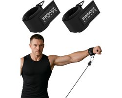 Breaking Limits Wrist Cuffs Gym - Fitness Cuffs Voor Kabelmachine - Pols Straps - Geschikt voor Lateral Raises