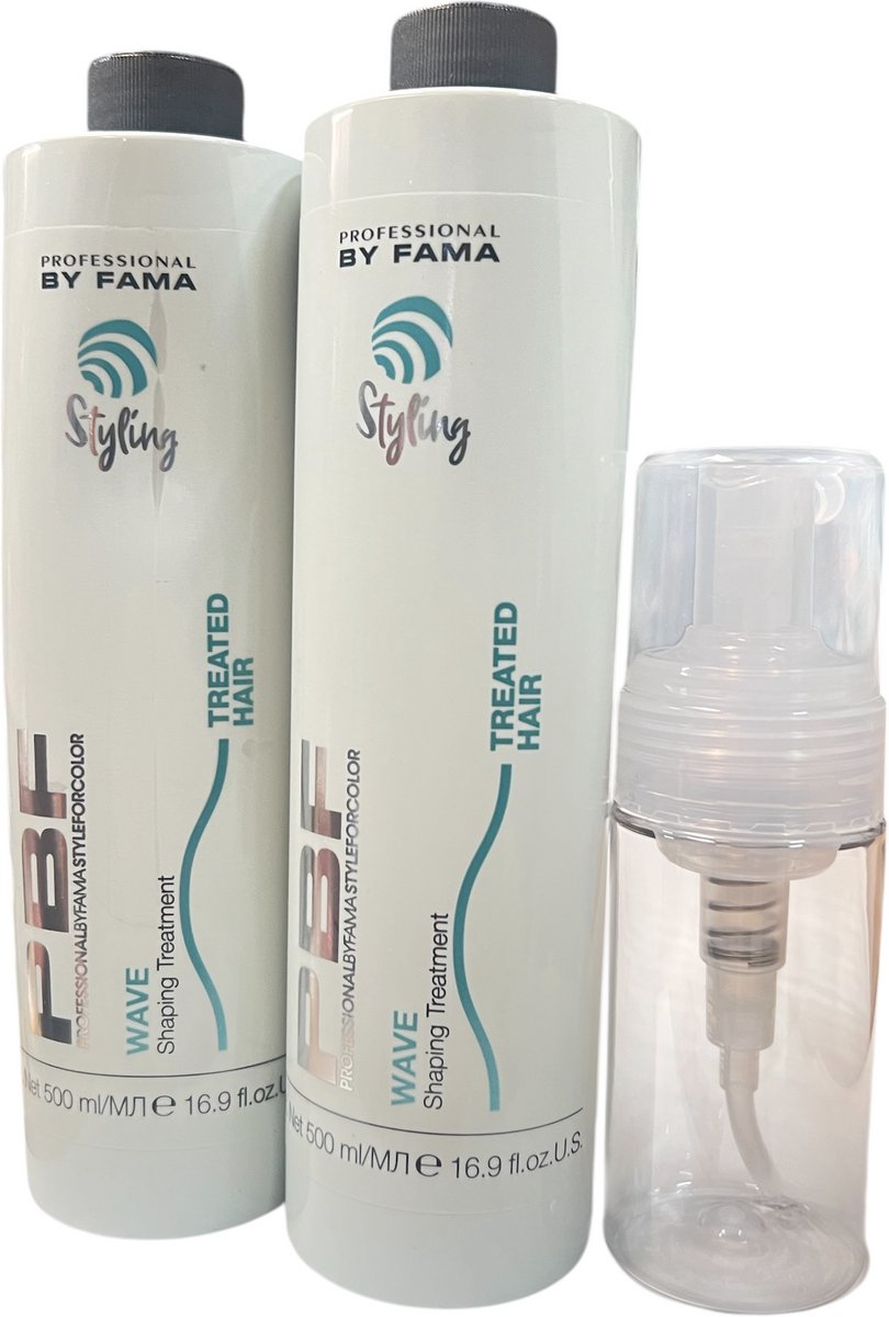 Professionel By Fama Wave Shaping Treatment Treated Hair 2x 500ml