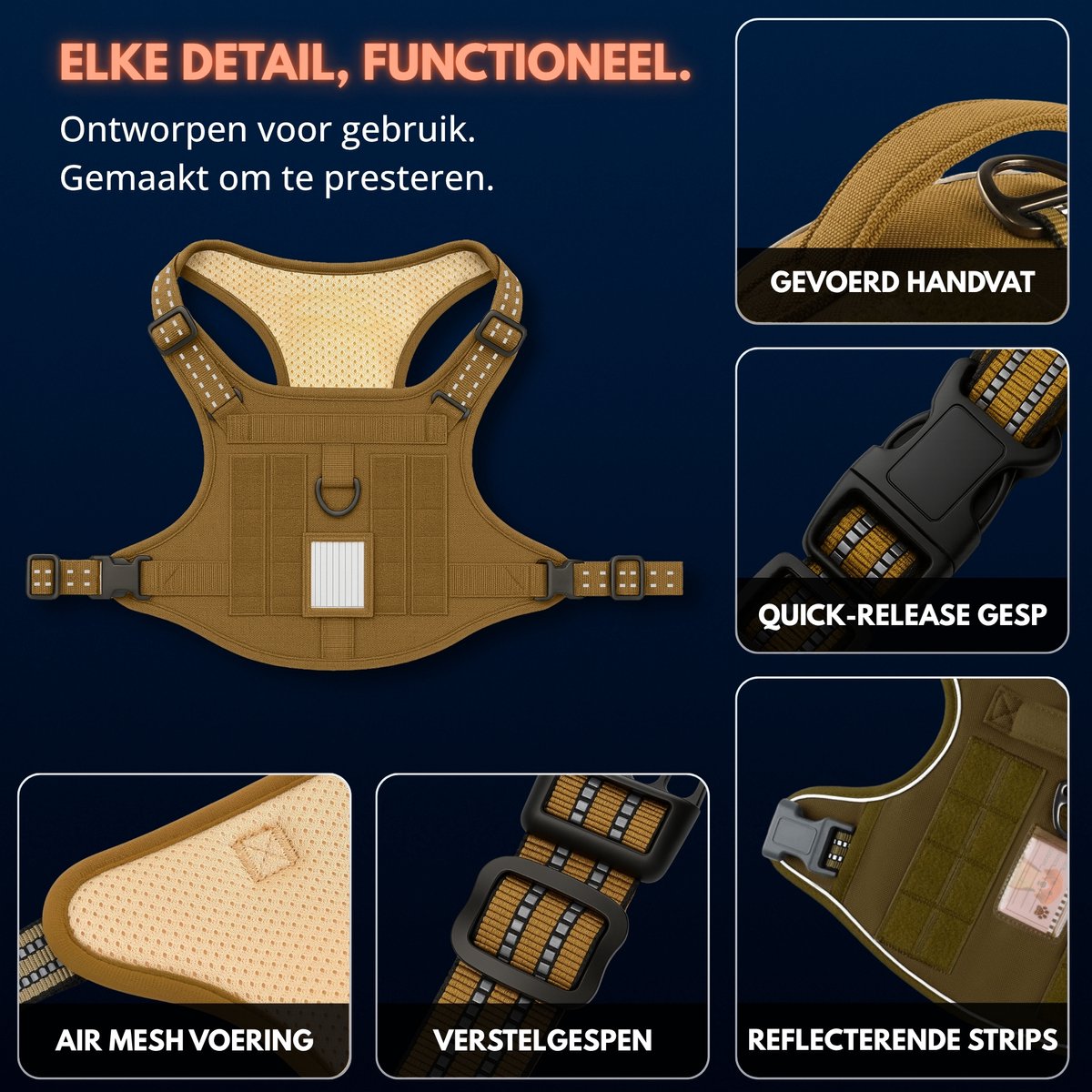 JAXY JAXY Anti Trek Hondentuig - afbeelding 3