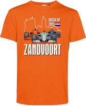 T-shirt Skyline Zandvoort 2025 | Formule 1 fan | Max Verstappen / Red Bull racing supporter | Oranje | maat XL