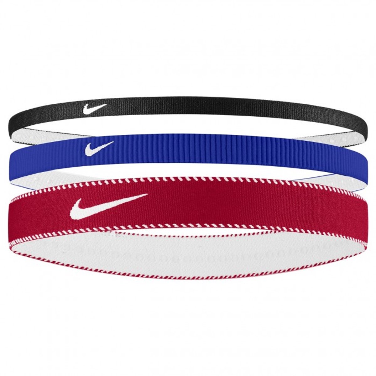 Nike Mixed Flex Headbands One Zwart