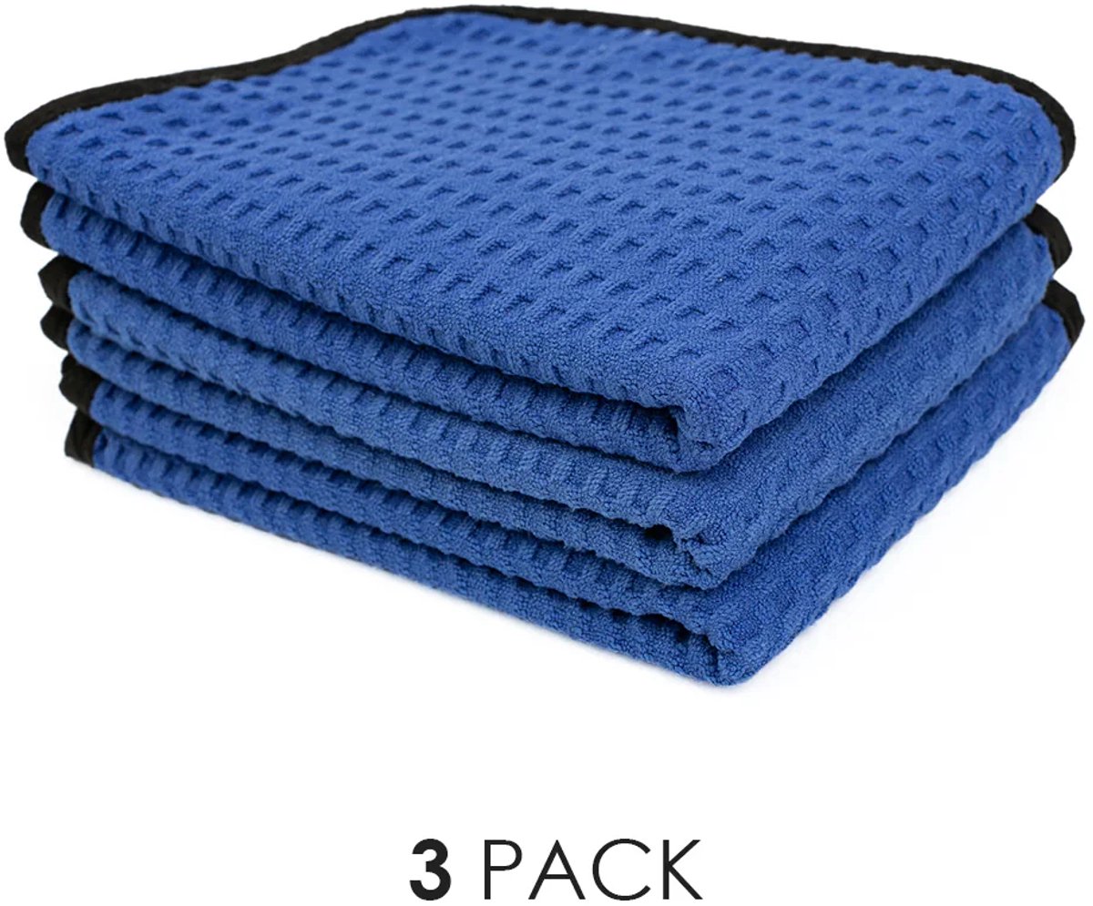 The Rag Company - Drye Me A River DryingTowel 41 x 61 Cm - Navy Blue 3 Pack