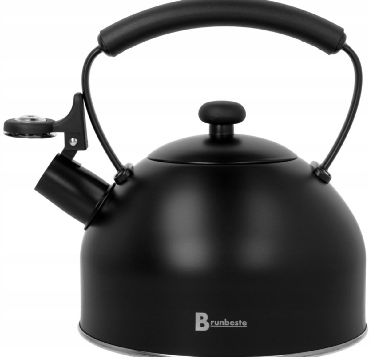 Brunbeste Traditionele Waterkoker met Fluitje – Robuust 2,5 L - Fluitketel