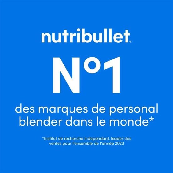 Draagbare blender - NutriBullet - NBP003MA - 70W - 0,475L - Magenta - 1 fles inbegrepen van Merkloos — afbeelding 2