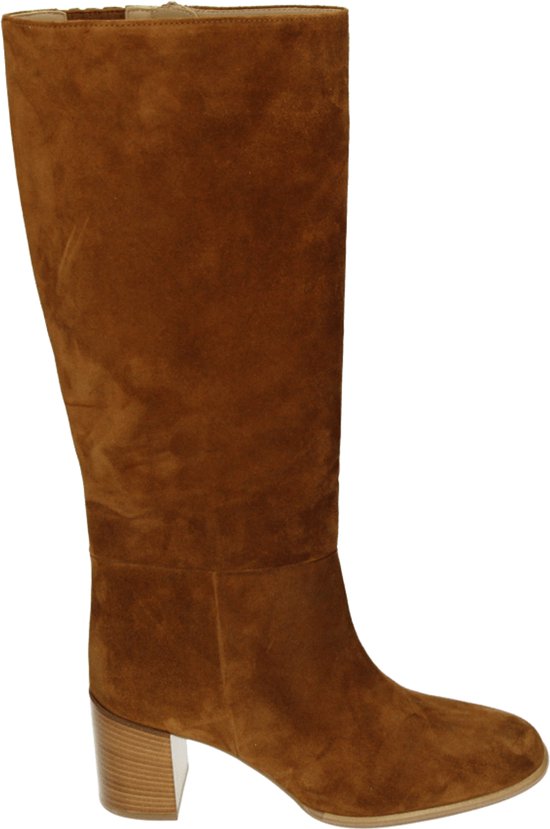 Hogl 106622 - Bottes longues pour femme - Couleur : Cognac - Pointure : 38