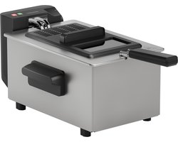 Tristar Frituurpan 3 liter - FR-9327 - Friteuse 2000W - Kijkvenster - RVS