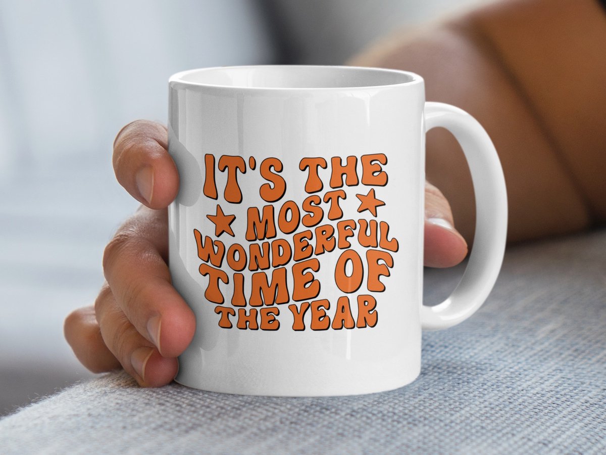 Kerst Mok, Wonderful Time of the Year Mok, Feestelijke Mok, Cadeau voor Kerst, Kerst Decoratie, Gezellige Kerst, Feestdagen Mok