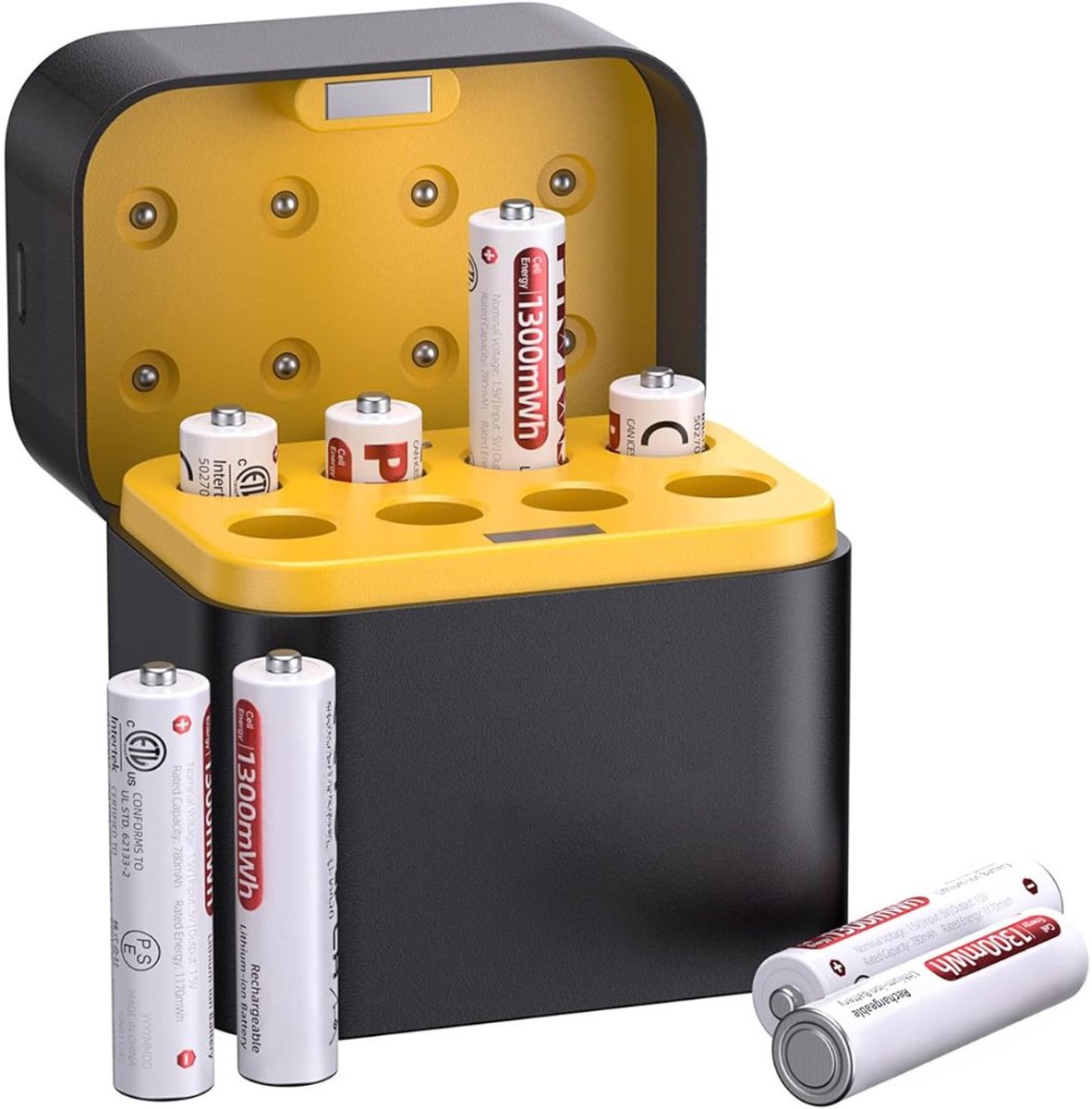 Oplaadbare Batterijen AAA - Set van 8 - 1300MAH