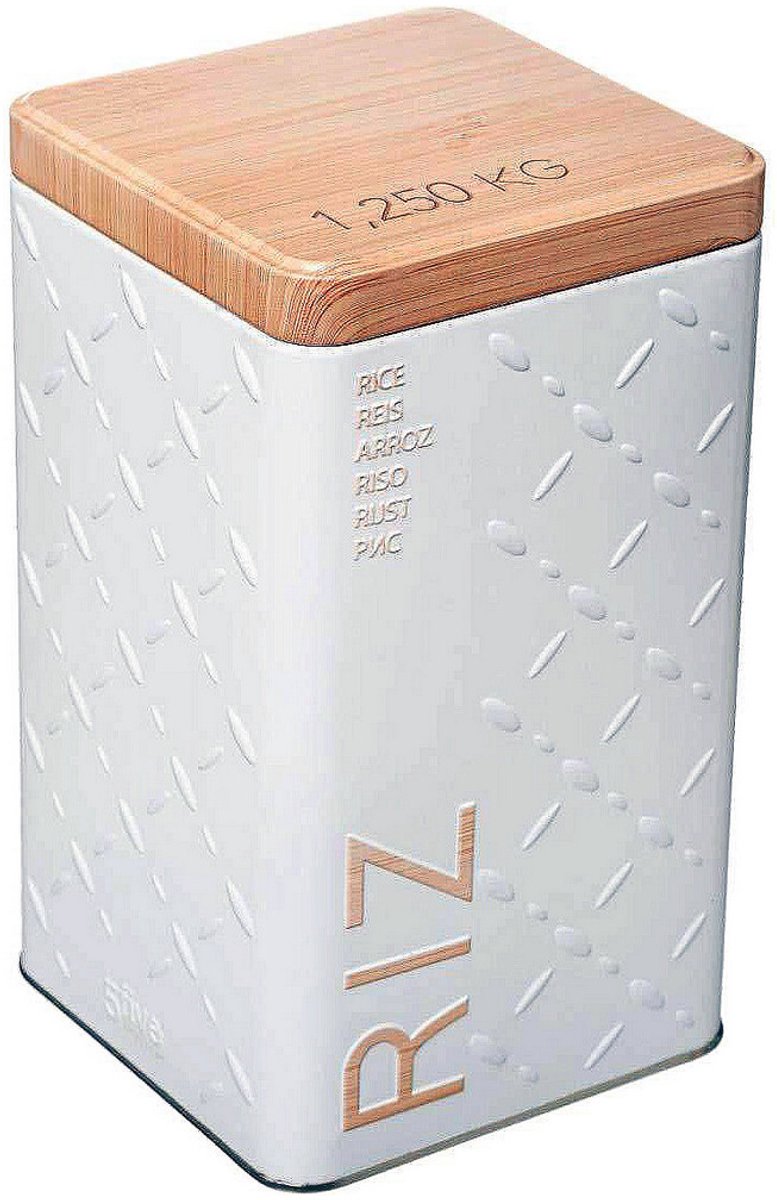 Multi-functionele Kist Nature Scandi Metaal Wit 1,25 kg