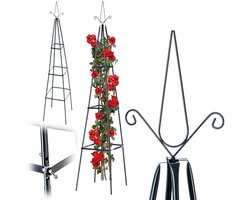 KADAX Metalen klimrek voor klimplanten, rek voor klimplanten, klimplantenrek (42 x 202 cm)