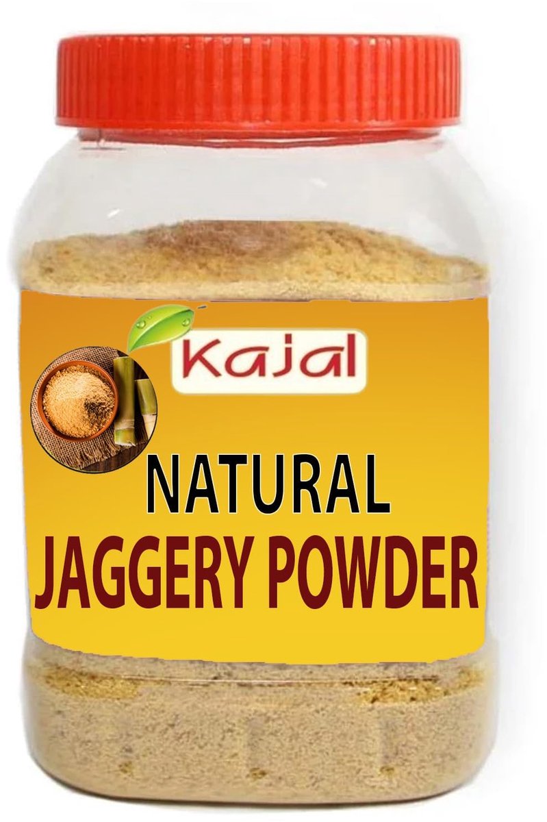 Volledige Rietsuiker 2 x 500g – Natuurlijke Panela Suiker | Pure Jaggery Poeder | Bruine Suiker met Kajal Sticker
