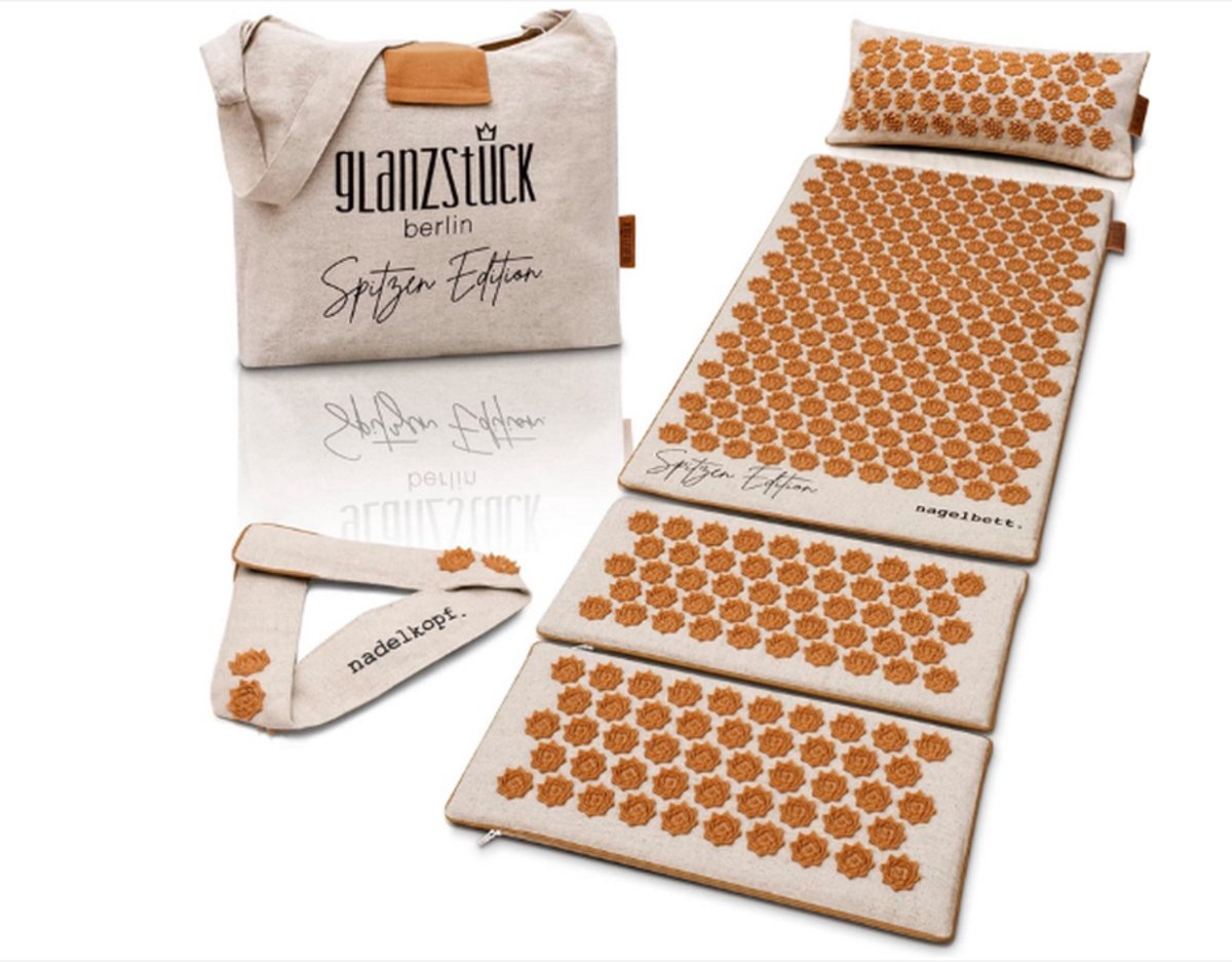WNHB® Acupressuurmat XXL met Kussen - Spijkermat en Spijkerkussen Set - Ontspanning en Pijnverlichting - Massage Mat