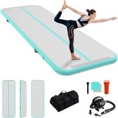 Tapis De Gymnastique Gonflable Avec Pompe Électrique - Airtrack Fitness Yoga 10cm Épaisseur