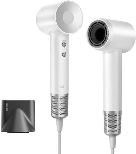 Haardroger - LAIFEN - 1HD50-G-EU-WH-004 SWIFT SPECIAL - Glasvezel - 3 accessoires - Wit