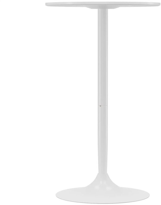 Pugsdrly bartafel tafel voor 2 personen 60 x 60 x 102 cm wit