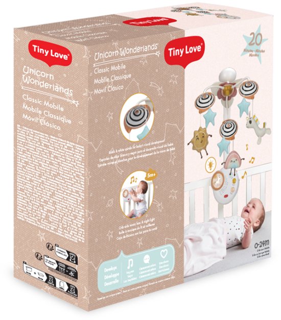 Tiny Love Classic Mobile, Mobile Pour Lit Bébé, Dès La Naissance