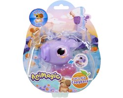Animagic Let's Glo Capybara Purple - Speelfiguur - Lichtgevende Capybara