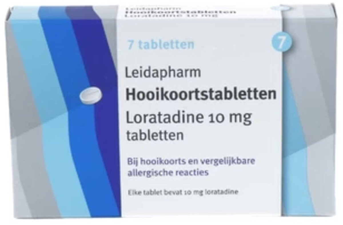 Goedkoopste Leidapharm Hooikoortstabletten Loratadine 10 mg - 7 tabletten