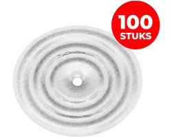 Eurofast drukverdeelplaat Ø 70 x 0.7 mm - 100 Stuks - PVC dakbedekking - Professionele kwaliteit