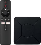 Bol.com BMN® Android TV Box 4K HDR - Mediaplayer - Streaming Box Incl. Google assistant en Google play - Chromecast Voor Tv - Ge... aanbieding