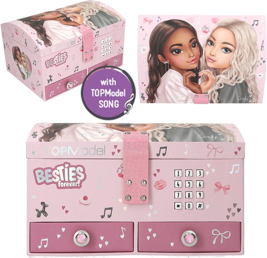 Depesche - Grande boîte à bijoux TOPModel avec code et son