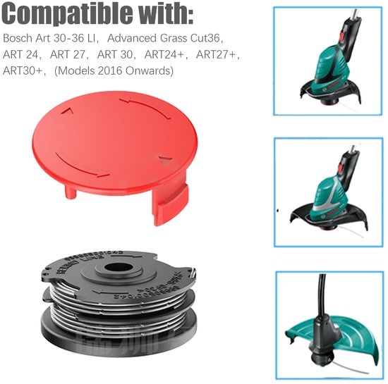 Draadklos met trimmerdraad voor Bosch grastrimmer van Merkloos	 — afbeelding 2