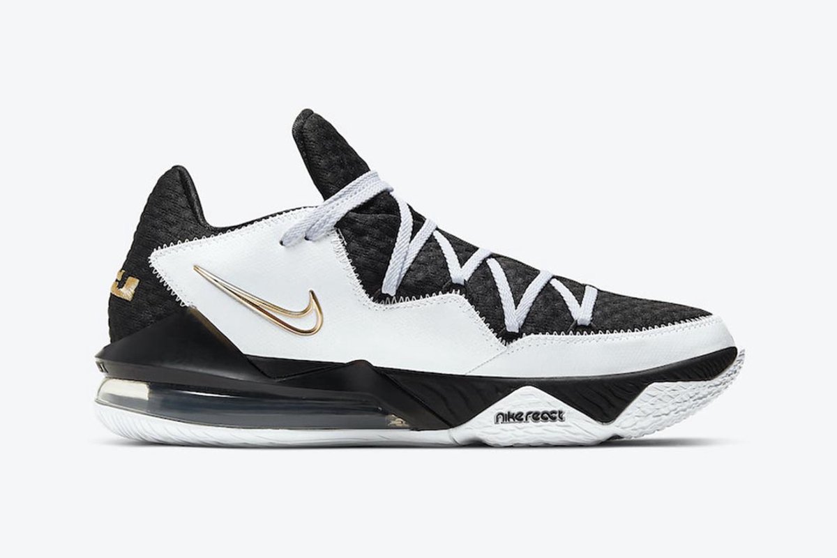 Nike x Lebron XVII Low Sneaker Heren Basketbal NBA Zwart