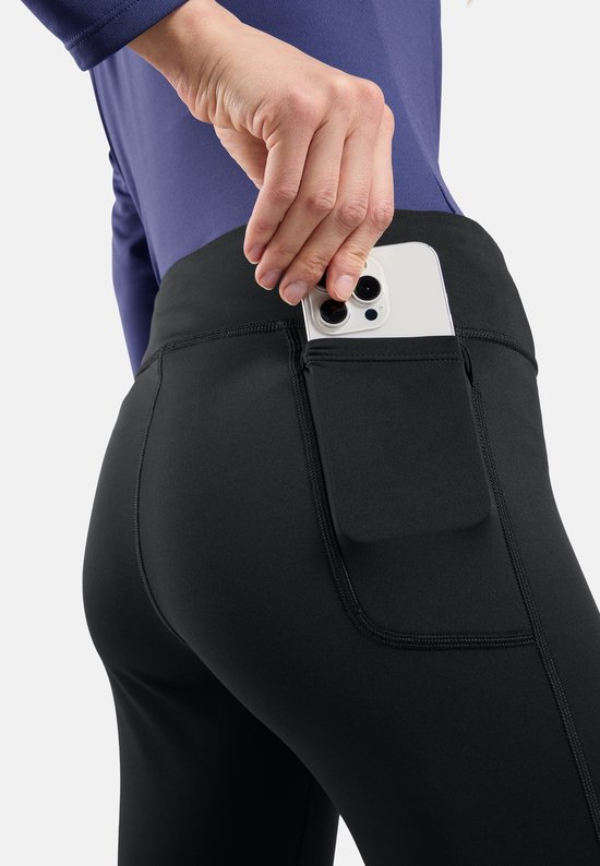 Odlo Essential Warm Tights Dames - Zwart - Maat XL van Merkloos — afbeelding 4
