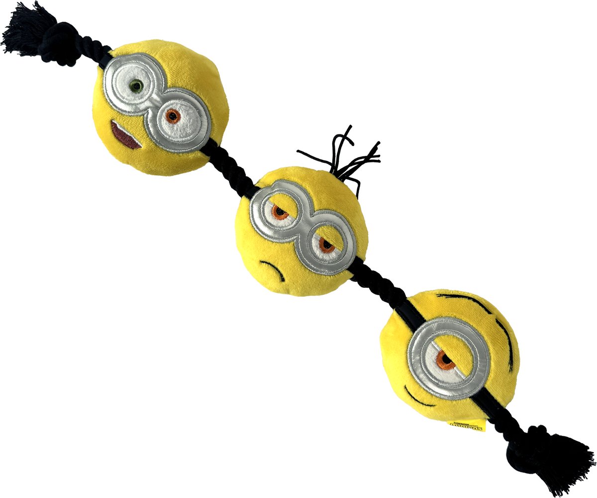 Minions pluche minions bob / kevi n / stuart aan flostouw 42 cm