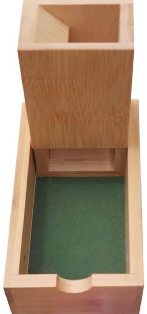 Thuys – Dice Tower – Dobbeltoren – Dobbelsteen Toren – 15 x 6 x 8cm – Bruin