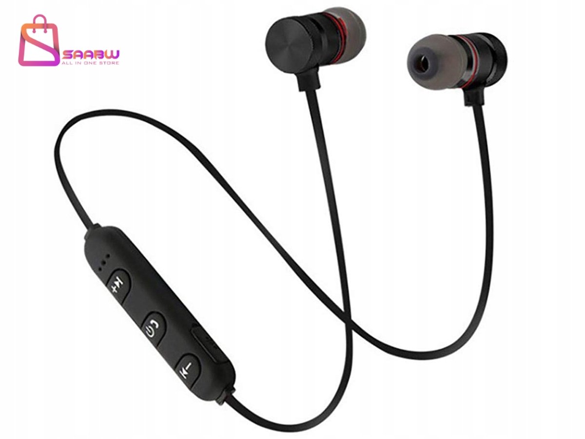 Bluetooth Sport in-ear oordopjes – Draadloos – Magnetisch – Microfoon & Bediening – in ear oordopjes bluetooth – Zwart – oordopjes - 25223