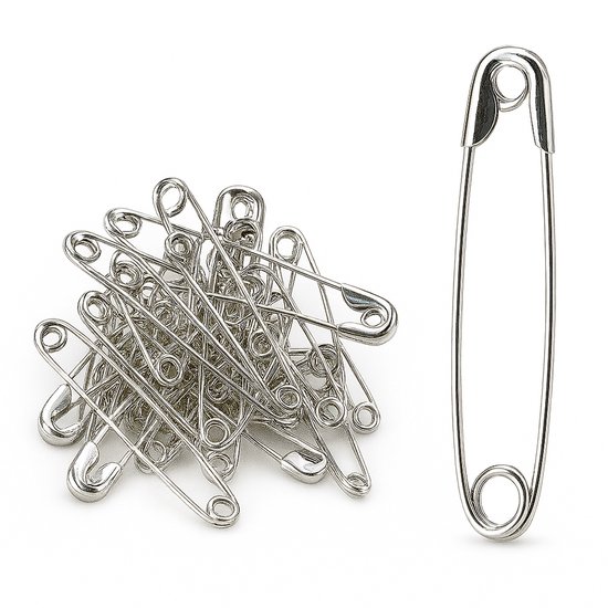 Grote Veiligheidsspeld / Ponchospeld Zilver online kopen