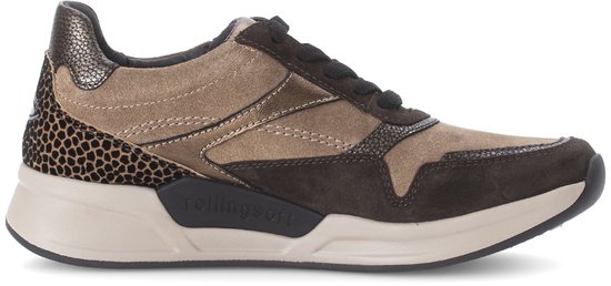 Gabor rollingsoft sensitive 76.957.45 - dames rollende wandelsneaker - multikleur - maat 39 (EU) 6 (UK)