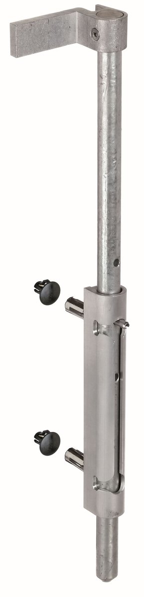 Alberts 415587 Externe grendel VSF, as van thermisch verzinkt staal, voor profielen vanaf 40 mm, met dieptevergrendeling en in hoogte verstelbare grendel