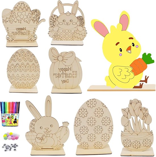 Bergtoys houten knutselset voor kinderen