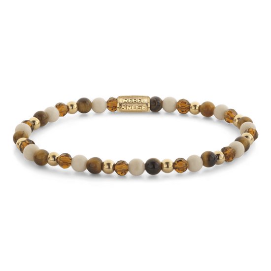 Bracelet Rebel & Rose Autumn Love Glam Rocks - 4 mm RR-40170-G