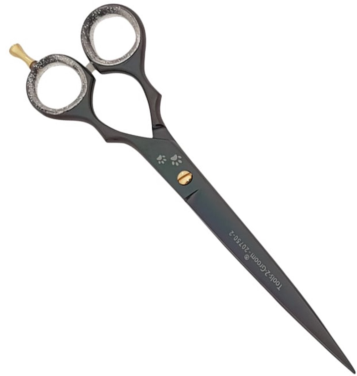 Tools-2-Groom 20750 Black Edge schaar recht 7,5" / 19cm