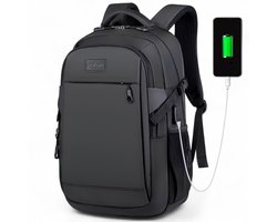 Gofun Rugzak – 35L – 15,6 inch – Waterdicht & Anti-diefstal – USB-aansluiting – Rugtas – Waterafstotende Schooltas – Laptoptas – Zwart