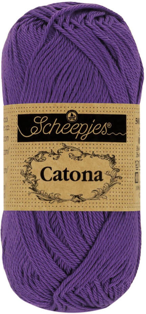 Scheepjes Catona 10gr - 521 Deep Violet